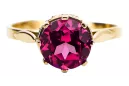 Ruby 14K Yellow gold Ring Vintage vrc366y